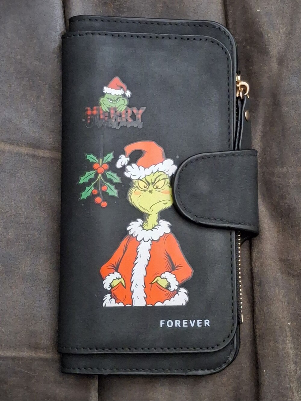 Disneys NBC The Grinch Black Wallet